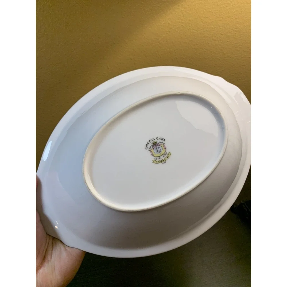 Empress China Seyei Japan Silver‎ Cone 400 Vegetable Serving Bowl